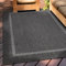 Teppium Outdoor Teppich Wetterfest 80 x 150 cm Schwarz Sisal Optik - Küchenläufer Waschbar rutschfest, Wasserfest, Bordüre, Pflegeleicht - Ideal für Balkon, Terassen, Garten, Camping oder Küche