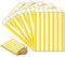 100 Stück Naschitüten Candy Bar Gelb Papiertüten Klein Kraft Butterbrottüten Bunt 13x18cm Mini Geschenktüten Papiertüten Bunte Tüten Candybar brotpapiertüten für Halloween,Weihnachten,Hochzeiten