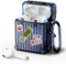 VISOOM Kompatibel mit AirPods Hülle AirPods Case Cute Apple Airpods 2 & 1, Voller Schutz Weiches TPU Suitcase Schutzhülle mit karabiner[Front-LED Sichtbar] (Blau)