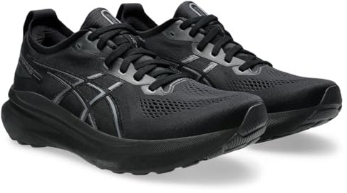 ASICS Herren Gel-Kayano 31 Laufschuhe Stabilitätsschuh Black/Black - Schwarz Matt 44