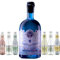 Ancients Gin Blue Moon (Including 6 x 200ml Fever Tree Tonics worth £15) | Colour-Changing Gin | 5 times Distilled | Hand Crafted Small Batch Premium Gin | 70cl