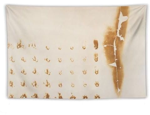 CEWO Untitled Fire Painting Yves Klein Malerposter Tapisserien Kunstdruck Wand Foto Farbe Tapisserie Hängende Bild Familie Schlafzimmer Dekor Geschenk 101,6 x 152,4 cm