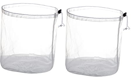 CAXUSD 2piezas Bolsa De Ropa Sucia Cordón Bolsa De Lavado De Malla Ventilada y Reusable Para Camping y Viajes Xl Protección De Ropa Lavadora