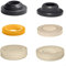 6Pcs Toilet Fixings, Water Tank Seal Gasket Non-slip Rubber Toilet Fixings for Toilet Hinges for Seat