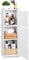 YARUKIMA Bathroom Storage Cabinet, Freestanding Bathroom Floor Cabinet with Door, Waterproof Cabinet Shelf for Bathroom, Home Storage Organizer Unit for Office, Living Room, Kitchen, Entryway, White.