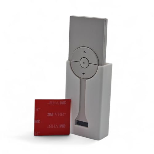 Artisan 3d Supporto da parete per telecomando Velux IO e tapparella - Fissaggio rapido con adesivo 3M - Accessorio da parete pratico e solido