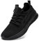 VGPSFN Laufschuhe Herren Sportschuhe Turnschuhe Freizeitschuhe Sneakers Schuhes Tennisschuhe Bequeme Fitness Trainingschuhe Leichtgewichts Walking Schuhe Schwarz EU 47