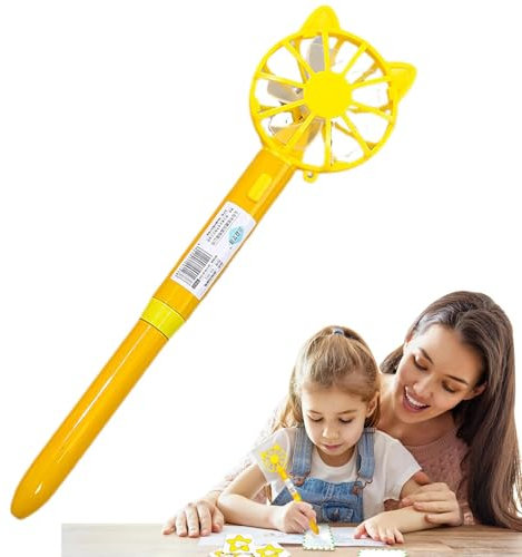 ventilatore portatile, ventilatore portatile - Piccola penna a portatile a ventaglio | Penna a ventaglio elettronica multifunzionale, fantastici gadget per lo studio scolastico a casa