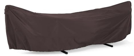 RIUGHJID wasserdichte Hängematte Schutzhülle,Hängematte Abdeckung für Stabhängematte mit Ständer und Gestelle Outdoor Abdeckung(Size:420D-285C17x80cm,Color:Kaffee)