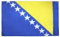AZ FLAG Flagge Bosnien und Herzegowina, 150 x 90 cm, mit 4 Ösen, Bosnischer Pavillon für Balkon oder Wand