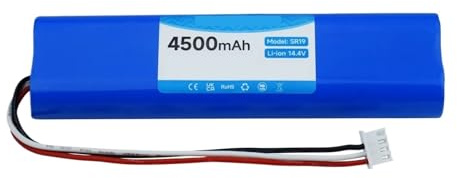 Batterie Di Ricambio Agli Ioni Di Litio Da 14,4 V E 4500 MAh For Robot Aspirapolvere E Spazzatrice - Compatibili Con Ecovacs Deebot N8 Ozmo 900 901 905 920 930