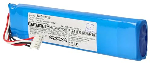 vhbw Akku Ersatz für JBL GSP0931134 | für Lautsprecher Boxen Speaker (5000 mAh, 7,4 V, Li-Polymer)