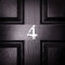 Signs & Numbers Chrome chunky 4 inch 10cm digit