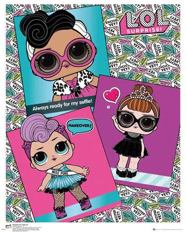 empireposter LOL Surprise - Photos - Sunglasses - Mini Poster Plakat Druck - Größe 40x50 cm