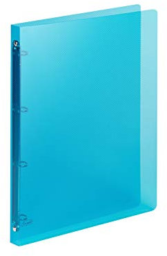 Favorit Raccoglitore Polipropilene Lumina 22X30 4 Anelli Tondi Diametro 15 mm, Blu