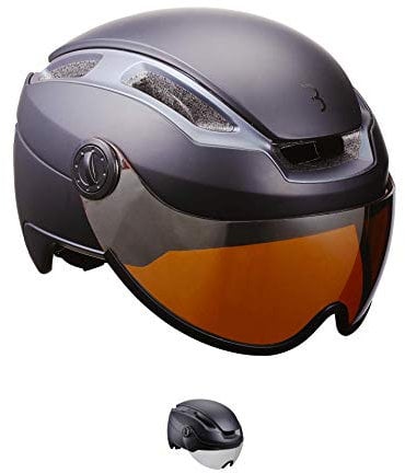 BBB Cycling E-bike and Speed Bicycle Helmet with Adjustable Visor Men Women Indra FaceShield BHE-56F