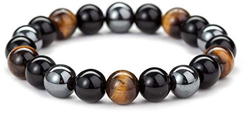 Thajaling 10mm obsidian tigerauge und magnet perlen mala armband tibetische buddhistische buddha meditation halskette/armband