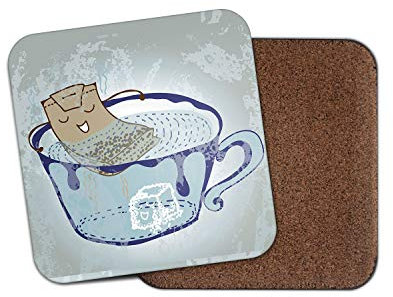 1 sous-verre humoristique en sachet de thé – Joke Cuppa Cute Vintage #29346