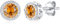 Qings Topas Ohrringe November Geburtsstein Ohrringe Topaz Edelstein Ohrringe Mini Zirkonia Ohrstecker