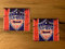24/7stickers MG064 / 2X Super Vintage Aufkleber 9,5x7,5cm USA V8 Auto Tuning Oldtimer für Plymouth Muscle Car Oldschool Kult
