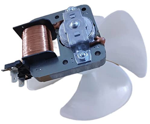 persiana giratoria YZ-E6 Motor con cuchilla del ventilador, motor del ventilador del horno microondas, motor de la cuchilla del ventilador de enfriamiento, motor de eje de 2.5 cm de largo girador de p