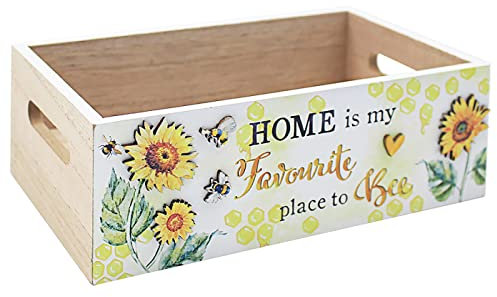 Lesser & Pavey Bee Happy Wooden Egg Holder, Yellow