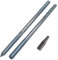 SKIR'CO (4 pièces) Boulons de suspension M10 x 200 mm, Vis à cheville à filetage double extrémité, Boulons à double tête