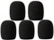 5 Pack Microfono Copertura Parabrezza Spugna Parabrezza per Shure SM58 Beta58 microfoni
