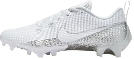Nike Vapor Edge Speed 360 2 - Tacos de fútbol para hombre, Blanco | Plata metalizada, 13