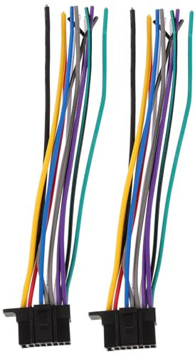 DOITOOL 2stücke Kfz-kabelbaum Für Autoradios Stereo-installationskabel Adapter Für Auto-stereoanlage Kupferbeschichteter Kabelbaum Für Radio-einbau