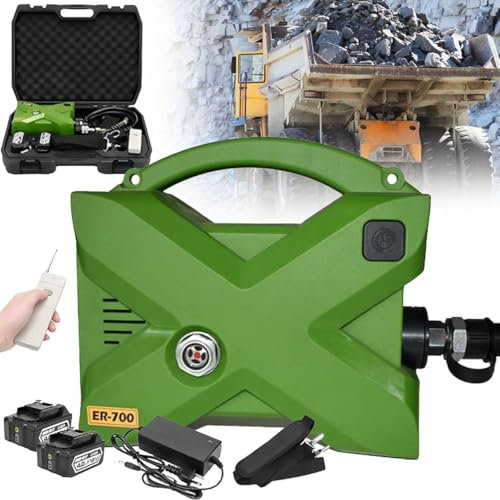 GYQSSD Pompa Idraulica Elettrica Centralina Idraulica 70mpa 10152psi Pompa Idraulica a Doppio Effetto con Cinghia, Perfetta per Punzonatrici/Piegatrici/Macchine a Martinetto