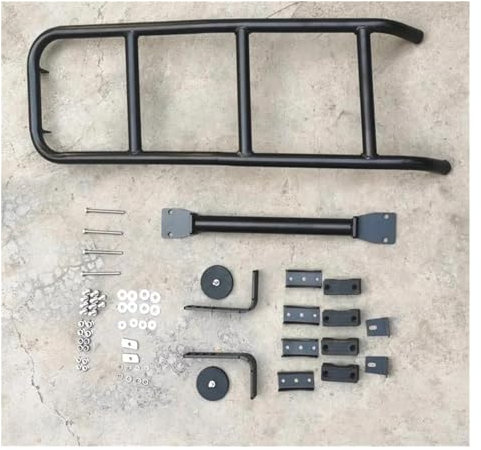 Baca Coche Tamaño Escalera Lateral Coche Escalera Techo Acero 4x4: 85 * 30 * 11cm Barras Portaequipajes