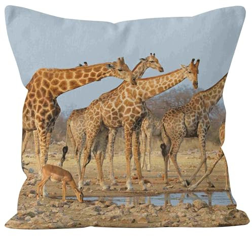 Nimvoya Lin Tapis de Souris Imprimé Tapis Souris Windows 40x40cm, Girafe Tapis de Souris Gaming pour Pc 3XL Tapis de Clavier Gaming Décoration de Canapé de Salon 1Pcs