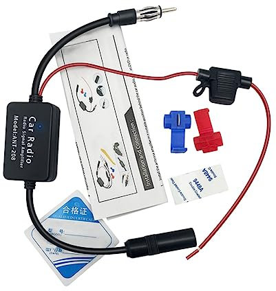 KEALLANS 1Set ANT208 Voiture Active Antenne Car Friend 1 Musique FM Autoradio Amplificateur Multifonctionnel