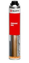Mousse Polyuréthane Expansive Wurth Purlogic Duo 750 ml – Mousse Isolante Thermique pour Pistolet – Isolation, Calfeutrage, Remplissage – Mousse Expansive Haute Performance