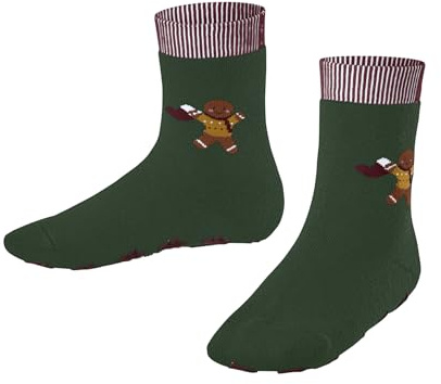 FALKE Unisex Kinder Gingerbread Friends Stoppersocken rutschhemmende Noppen