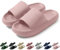 Coswind Claquettes Femme Ete Confortable Chaussons Piscine Plage Pantoufles Soft Douche Antidérapante Maison Sport Slides Intérieur Extérieur Rose 260