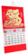 SEWACC Chinesischer Wandkalender im Zeichen Des Pferdes Lunar Kalender für Frühlingsfest Wanddekoration für Zuhause und Büro