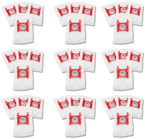 SOS Accessoire Lot de 9 boîtes de 4 sacs d'aspirateur pour Bosch BBZ41FGALL, 00576334,17000940 type G 270 x 60 mm