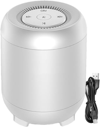 Enceinte Intelligente Portable – Fonction mémoire de 330 g, Haut-Parleur, Commande vocale Caisson de Basses pour Le Camping, la randonnée, Le Bureau | Appareils Audio Portables et systèmes