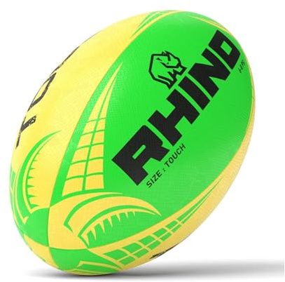 Touch Rugbyball, Fluo Yellow/Fluo Green Touch