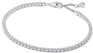 PANDORA Tennisarmband für Damen Goldfarben Zirkonia 563927C01