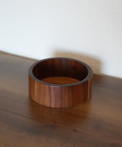 Zoha Akazie Flat S Bowl – Ø15 cm – Holzschale Deko aus Akazienholz, Obstschale Dekoschale für Küche