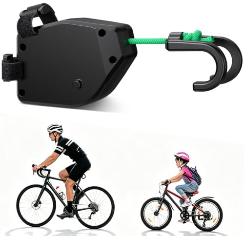 Corde de Remorquage de Vélo,Barre Traction Velo pour Enfant/Adulte 2.5M