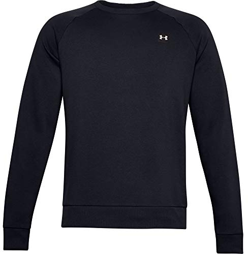 Under Armour Herren Rival Fleece Crew, sportlicher Fleecepullover mit loser Passform, bequemes und warmes Sweatshirt für Männer