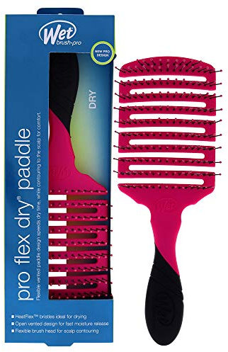 Wet Brush - Cepillo Pro Flex Dry Paddle para hombre y mujer, Rosa,