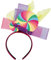 NET TOYS Pastelliger Haarreif Candy Girl für Erwachsene - Entzückender Damen-Haarschmuck zum Lollipop-Kostüm - Wie geschaffen für Karneval & Mottoparty
