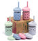 Elk and Friends Kids & Toddler Cups | The Original Glass Mason Jars 8 oz with Silicone Sleeves & Silicone Straws with Stoppers | Smoothie Cups | Spill Proof Sippy Cups for Toddlers | 4 Pack