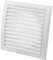 Ø 125mm Rejilla de Ventilación con Mosquitera - Plástico, Blanco