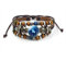 Lederarmband Herren Sternbild Muster Lederarmband Verstellbare Länge Armbänder Steinbock Lederarmband Charm Schmuck Für Frauen Männer Geschenk